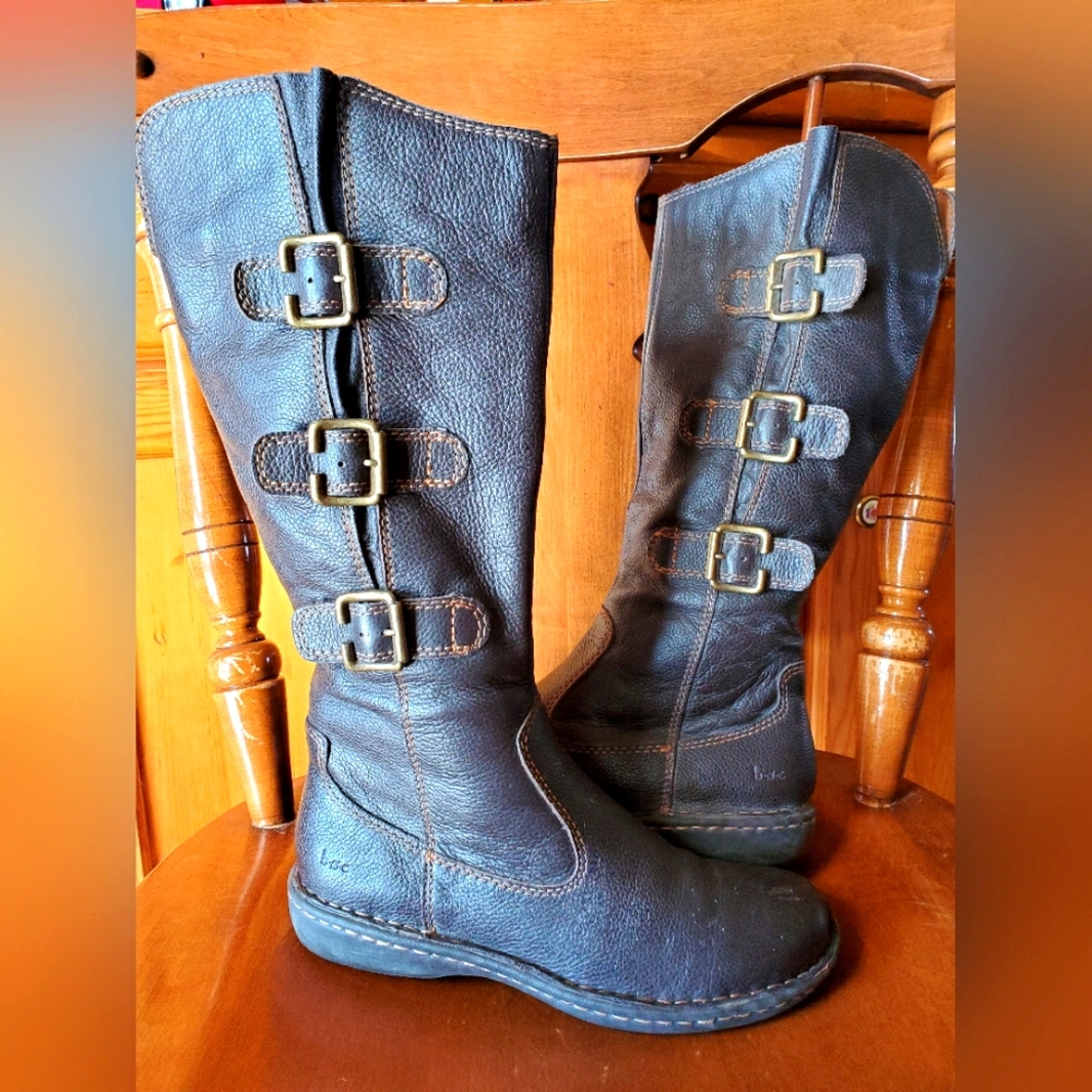 B.O.C Tall Ridding Leather Zip Up Boots🐎💕